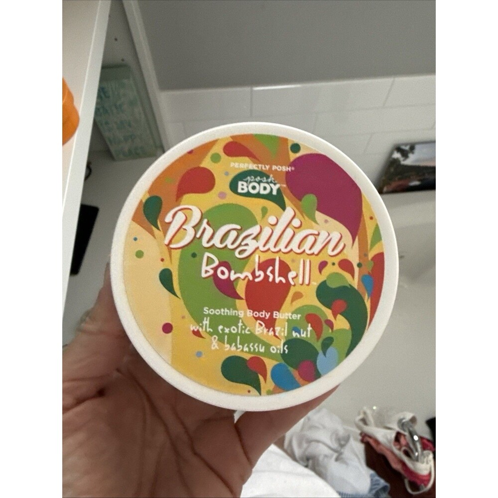 Lot Of 2 Brand New Perfectly Posh Body Butter Hand Cream Brazilian Bombshell - Picture 3 of 3